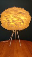 Lampe Feder Tischlampe federlampe