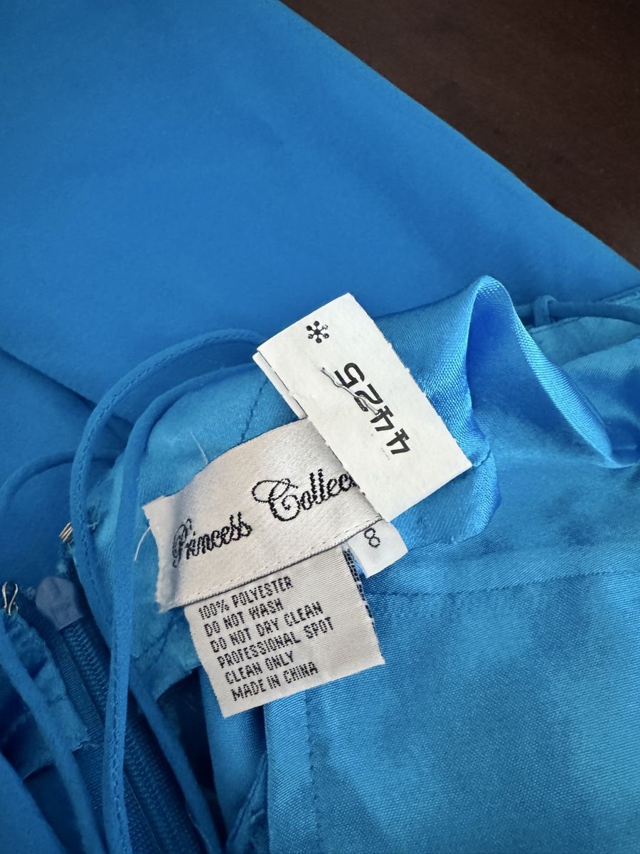 Vestiti: Wunderschönes türkises Abendkleid, Grösse 36 – Usato da Zürich venduto da Zisi7 8