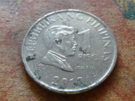 PHILIPPINES  1 Piso  2010  (1993 dos)