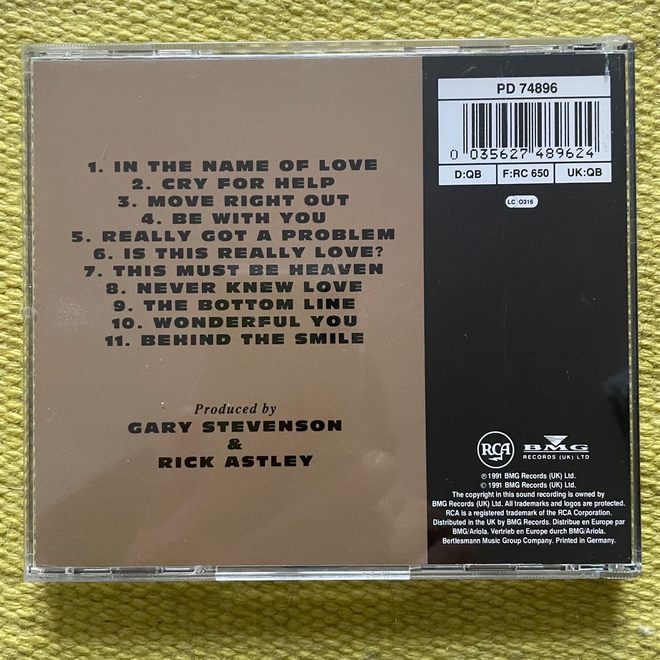 CD: RICK ASTLEY-FREE – Usato da Rorschacherberg venduto da CD-Roli 1