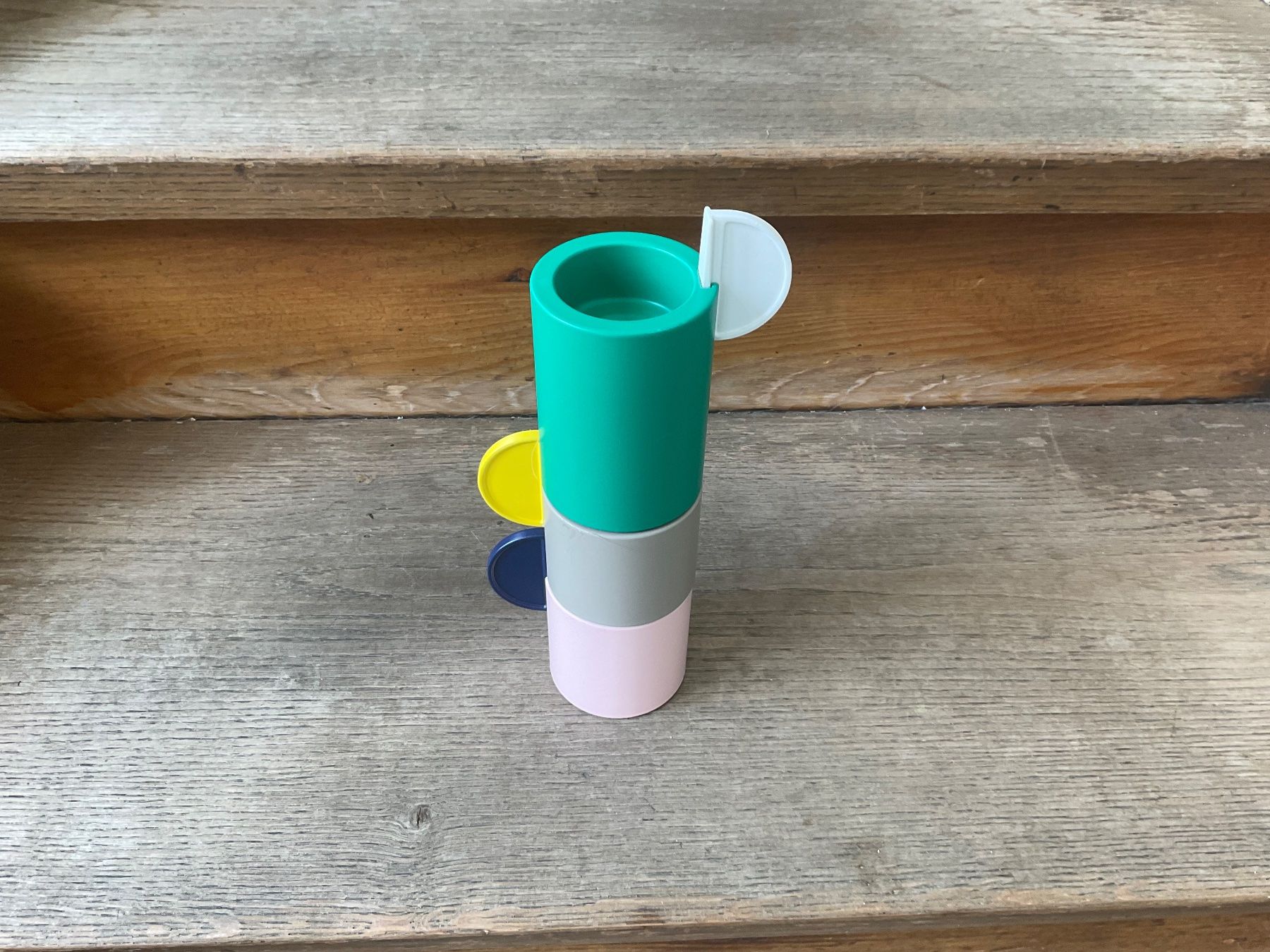 Ikea Portacandele: Stapelbare IKEA ÄDELHET Kerzenhalter VERSAND 10.- – Usato da Aarau venduto da Ikebana03 3