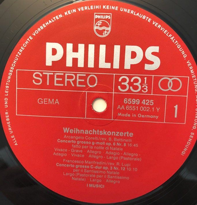 Dischi in vinile: Corelli/Manfredini/Torelli/Locatelli - Weihnachtskonzert (LP – Usato da Grüningen venduto da Qgtr5J8a 2