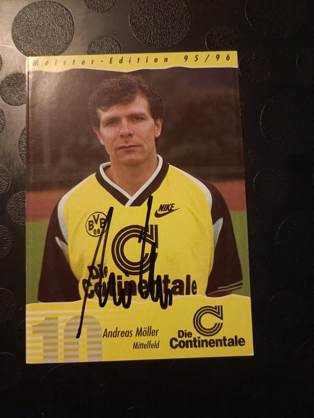 Autografi: Andreas Möller - BVB 95/96- Borussia Dortmund – Usato da Menziken venduto da Artographs
