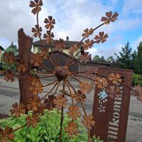 Gartendeko Windrad Rost Optik, Top Zustand für den Garten!