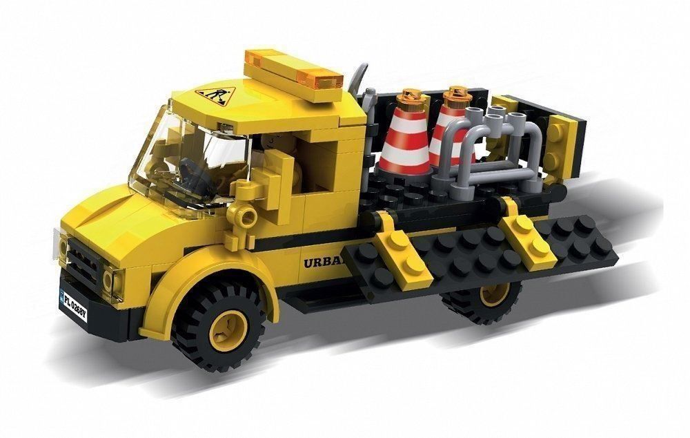Kit di costruzioni: City - Strassenbau, Bagger, Kranwagen – Nuovo e nell'imballaggio originale da Biel/Bienne venduto da Spiel-Markt 2