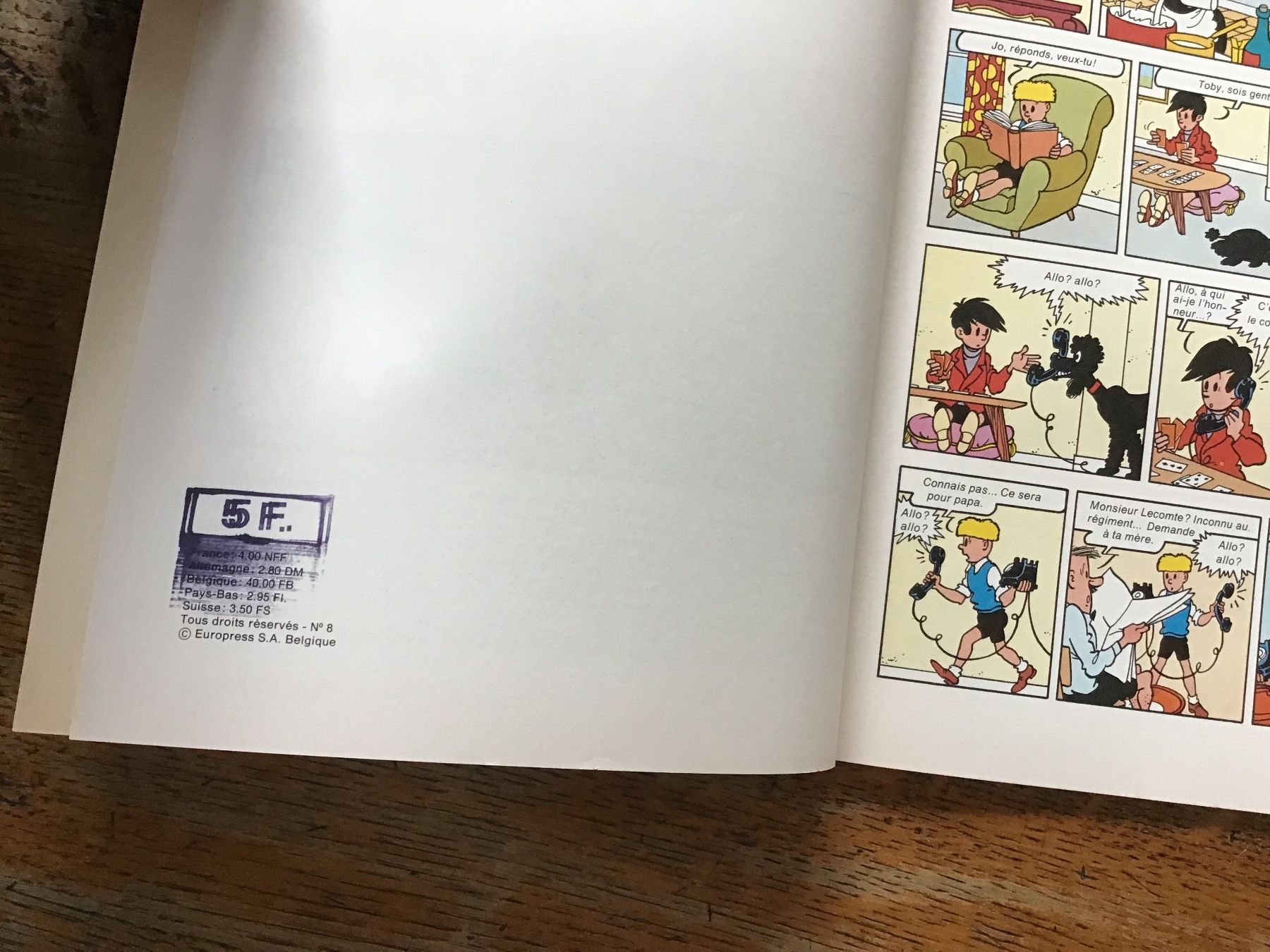 BD: Gil et Jo EO T 8 – D'occasion à Fully par Ruby97 1