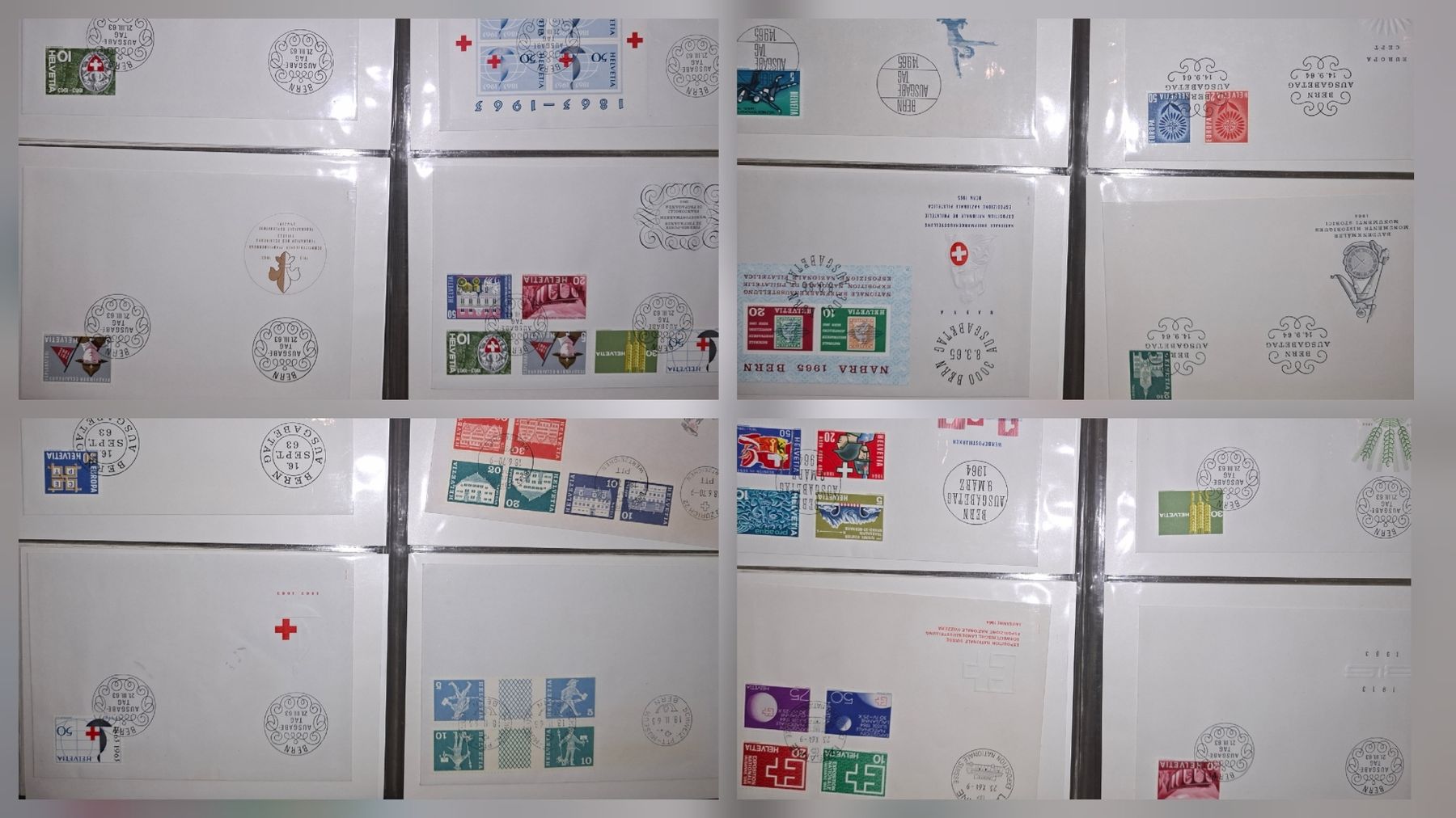 Tutti i francobolli: 100 FDC / Briefe Schweiz div. – Usato da Balgach venduto da SIMEON27 3