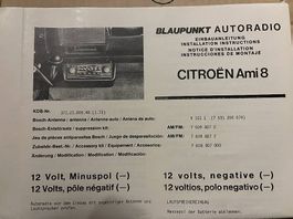 Blaupunkt Autoradio Citroen Ami 8