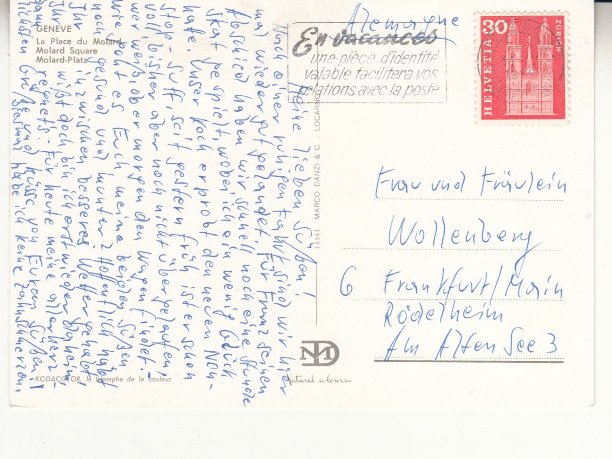Cartes postales: Genève 1965 – D'occasion à Bürglen TG par StampGraf 1