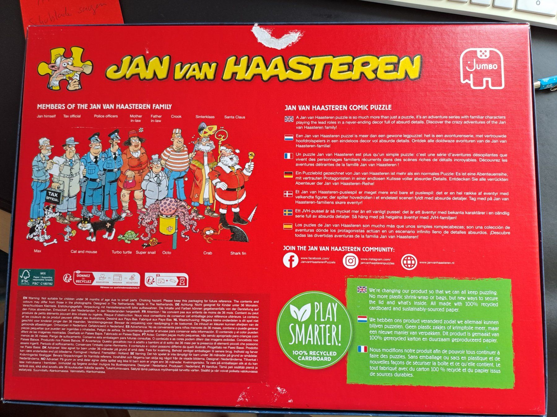 Puzzles: Puzzle Jan van Haasteren 1500 Teile – Neu (gemäss Beschreibung) aus Reiden von Astrid512 2