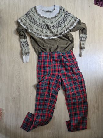 Esprit Pullover gr. S & Marie Plaidhose gr.  42