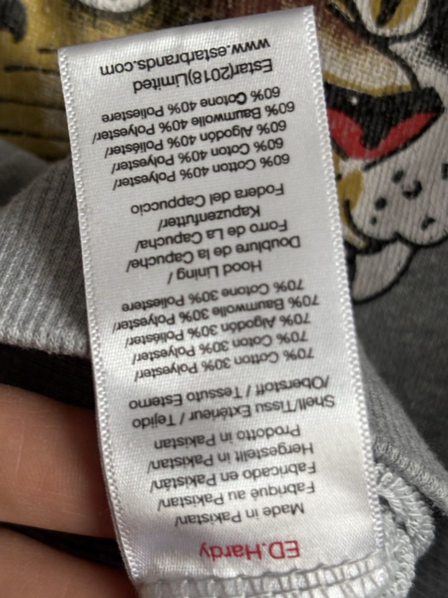 Ed Hardy Maglioni & Felpe: Ed Hardy Hoodie Eagle Tiger Gr. 164 – Usato da Winterthur venduto da NatMet11 4