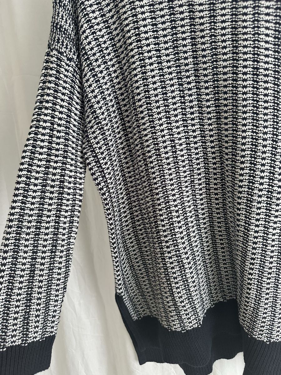 Pullover & Sweatshirts: Damen Strickpullover Sussan dunkelblau weiss gemustert S – Neu (gemäss Beschreibung) aus Walzenhausen von Zaisan 3