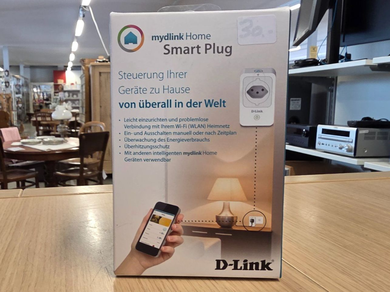 Dlink Spine: D-Link Smart Plug, WLAN-Steckdose, neuwertig, OVP! – Nuovo e nell'imballaggio originale da Chur venduto da FeschtlandBrockiChur