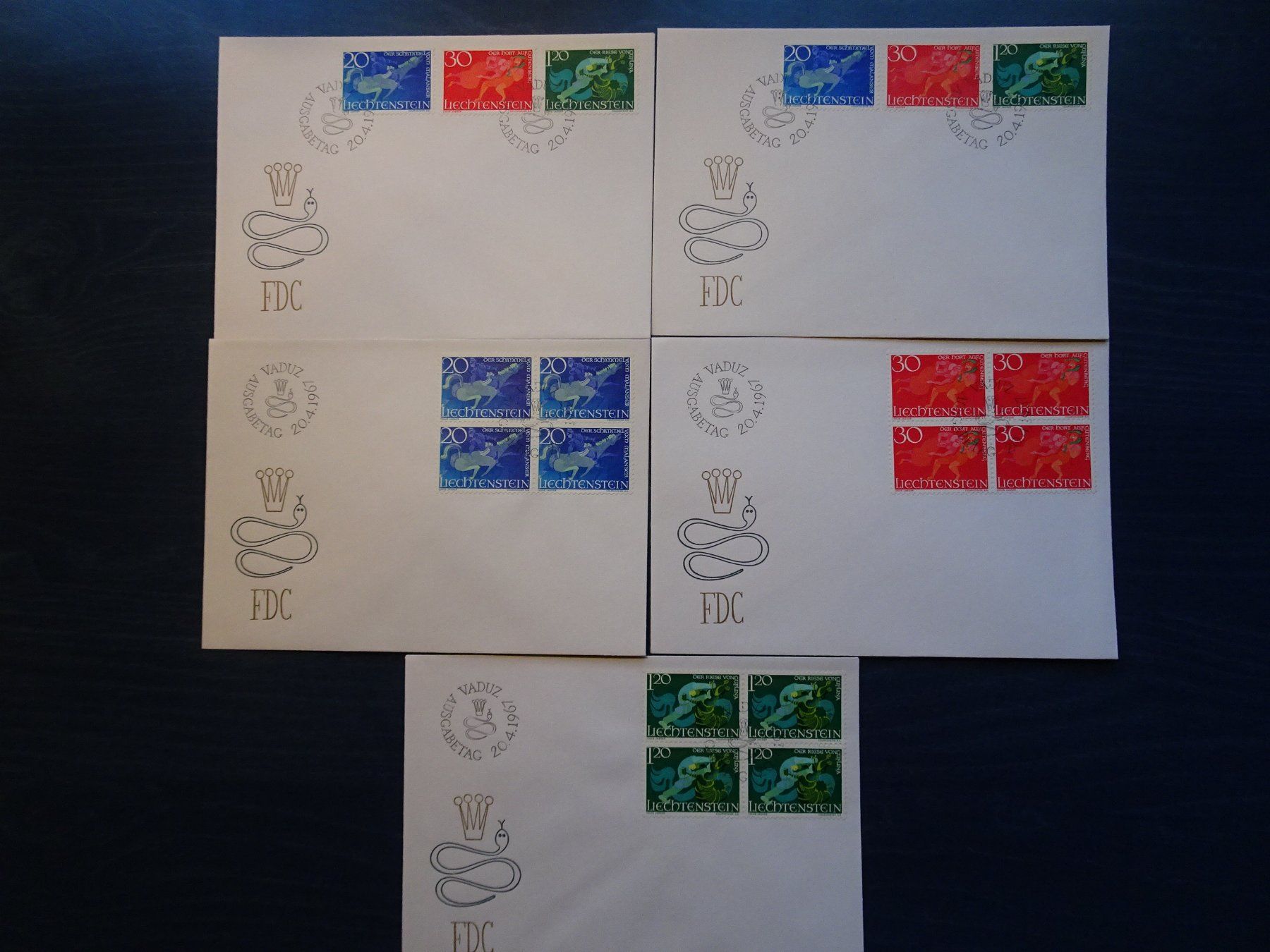 Tutti i francobolli: FDC 1967 – Nuovo (secondo la descrizione) da Aadorf venduto da Chnorli-Furz