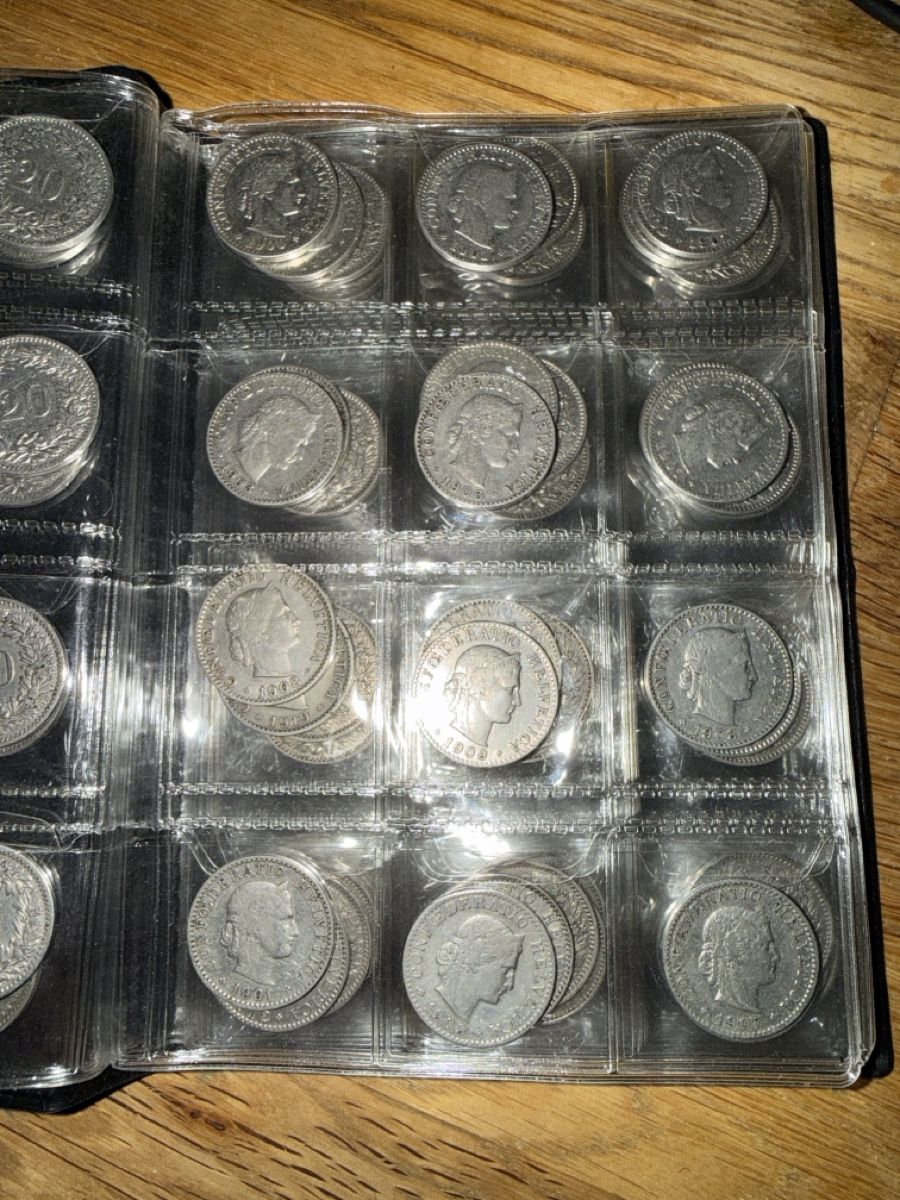Tutti le monete: 20 Rappen Sammlung 1881 bis 1967 – Usato da St. Margrethen SG venduto da meg_6b9w 2