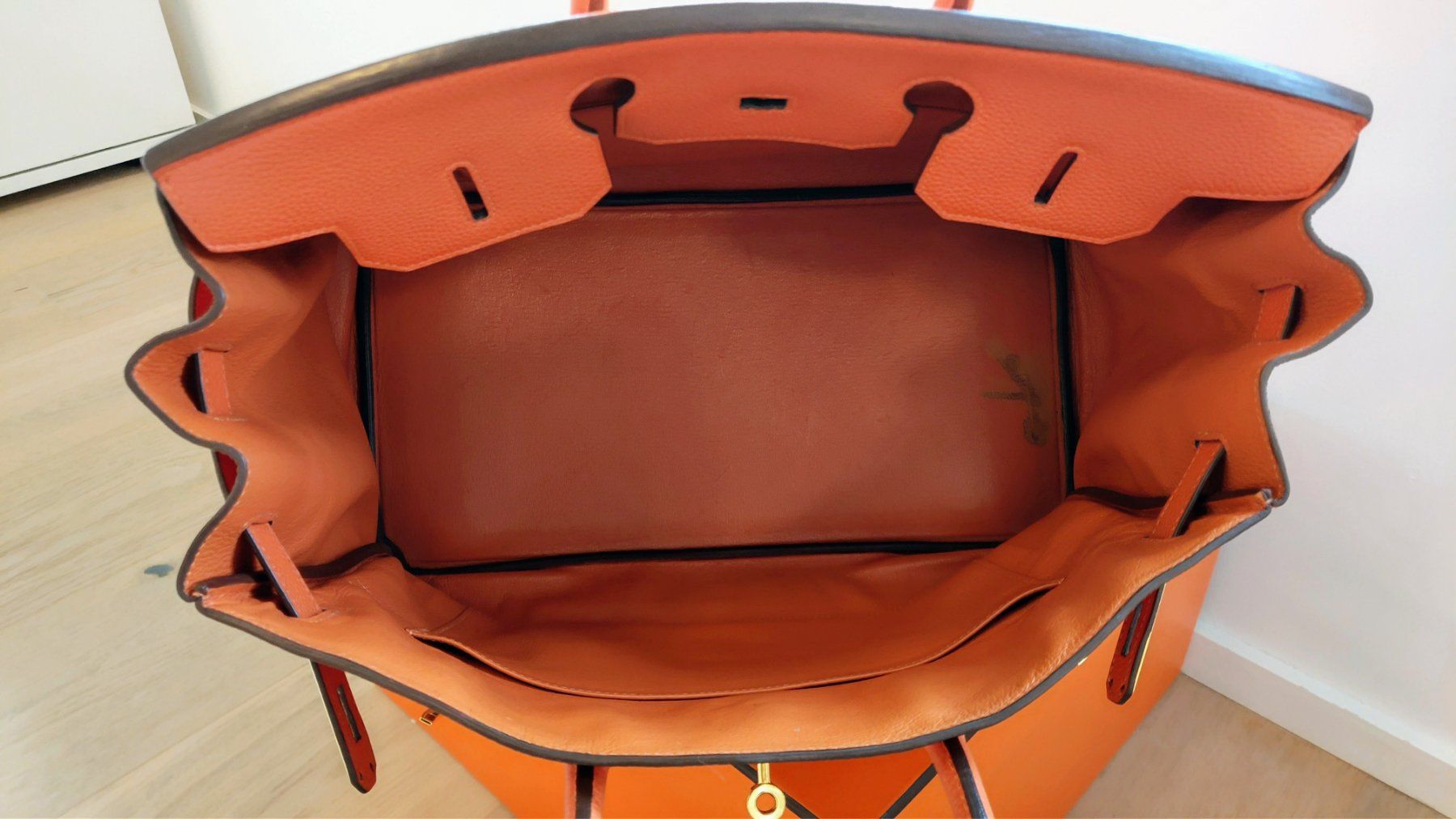 Hermès Borse: Hermes Birkin 35 Togo, orange – Usato da Meilen venduto da Aphrodite87 9