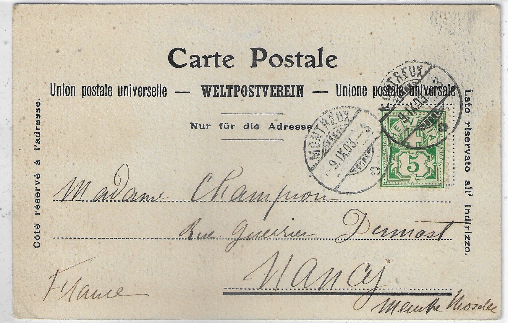 Cartoline postali: Montreux et la Dent du Midi – Difettoso da Ettingen venduto da Kartenplanet 1