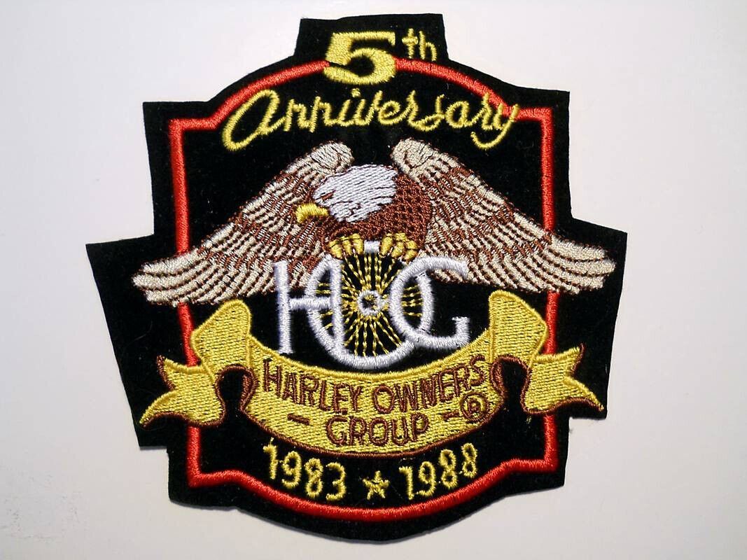 Patches: HARLEY DAVIDSON 5TH 10TH 15TH ANNIVERSARY LOT 3 HOG PATCH – Neu (gemäss Beschreibung) aus Lugano von YouWantUS 1