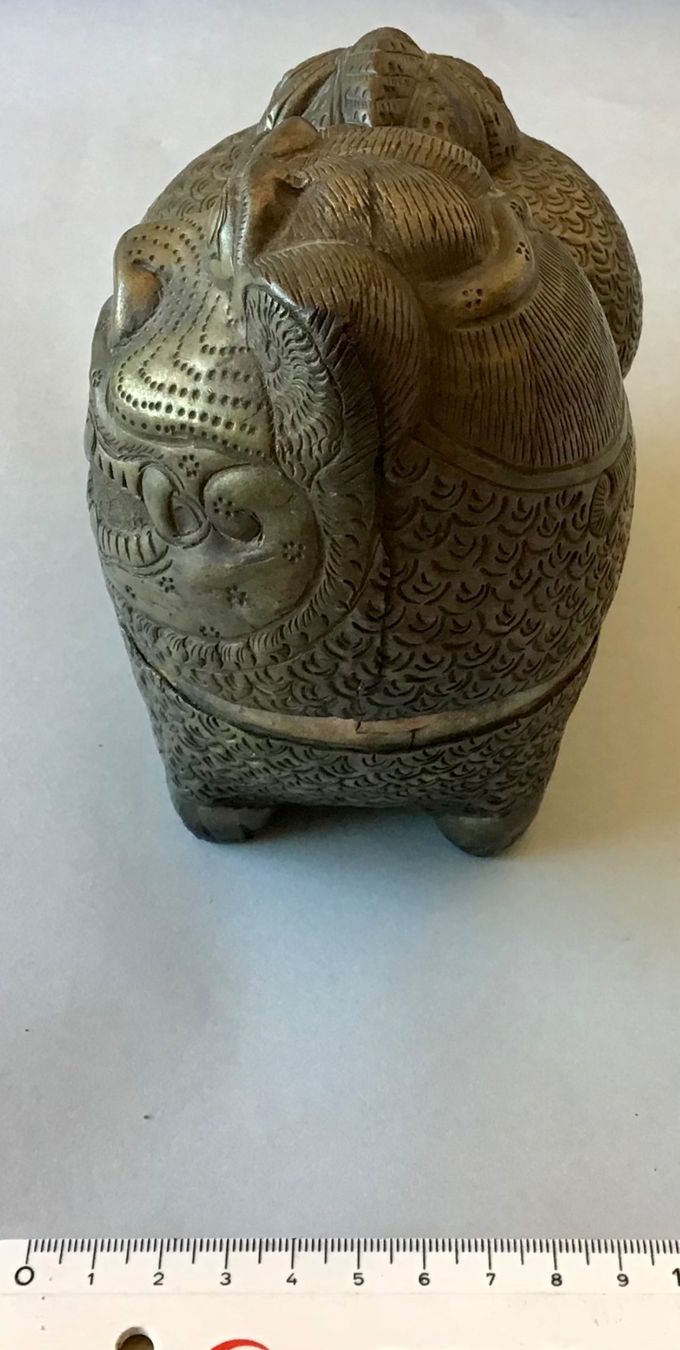 Statuette: Fu Hund - Dose – Usato da Bubendorf venduto da Alpenheidi 4