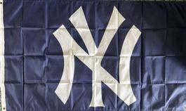 New York Yankees Fahne MLB Baseball USA Pitcher Schläger