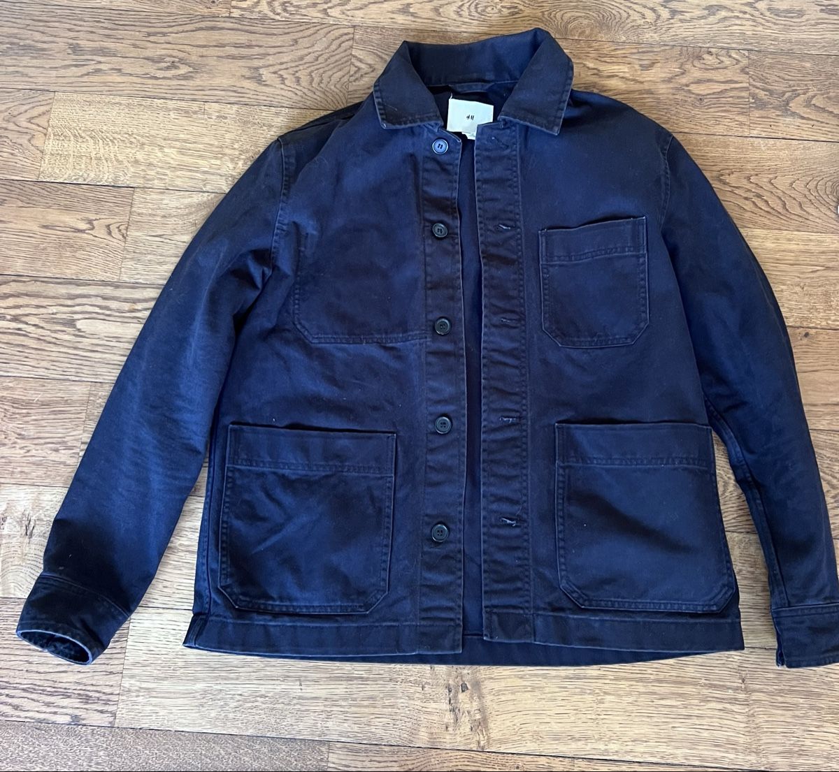 H&M Giacche: Veste bleu marine H&M, taille L – Nuovo (secondo la descrizione) da Servion venduto da sap_w8wg