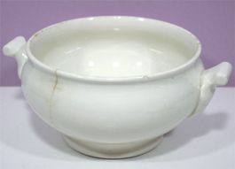 Cachepot antike dekorative Suppenschüssel - Terrine Um 1900