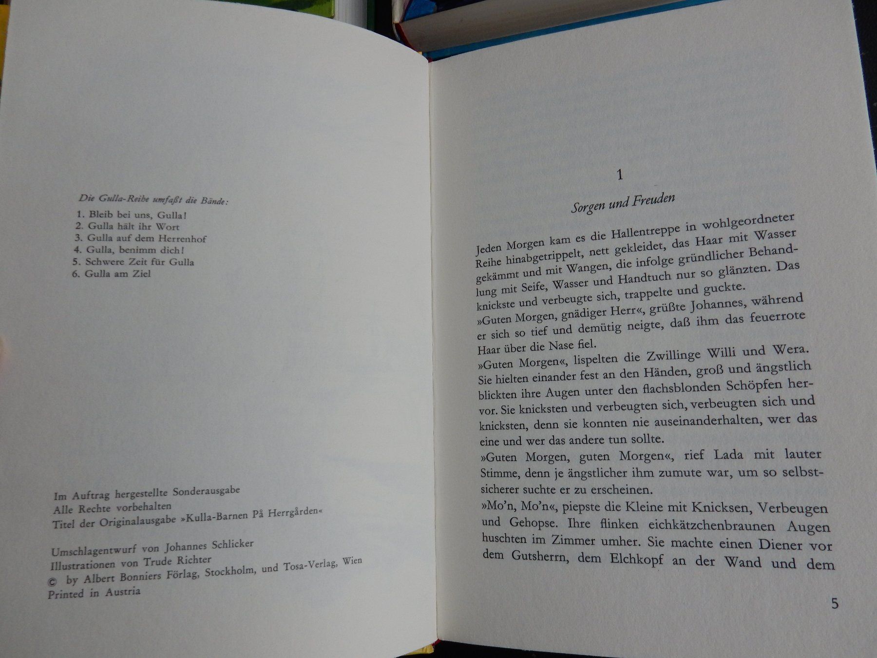 Libri: Gulla 6 Stück Sandwall-Bergström Jugendbuch komplett – Usato da Jona venduto da JOberg_25 7