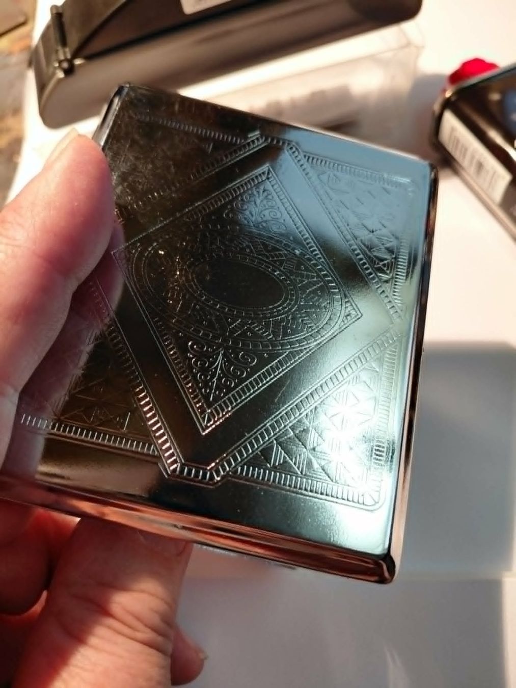 Feuerzeuge: Feuerzeug Atomic, Zigarettenfüller, Zippo 125ml, Etui SET – Neu und originalverpackt aus Minusio von graziano11 5