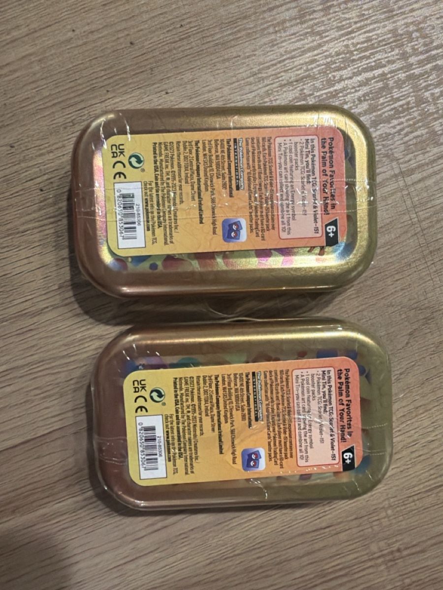 Pokémon Carte collezionabili: 2X 151 Mini Tin EN – Nuovo e nell'imballaggio originale da Hagendorn venduto da masterchieff 1