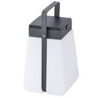 Lampes solaire BUMP 25 cm – Gris espace
