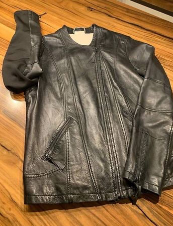 lässige Echtlederjacke von Street One Gr. 42