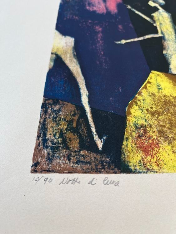 Grafica & Litografie: MICHELE MAINOLI LITHOGRAPHIE SIGNIERT  NUMMERIERT – Usato da Gersau venduto da grafik-kunst 3