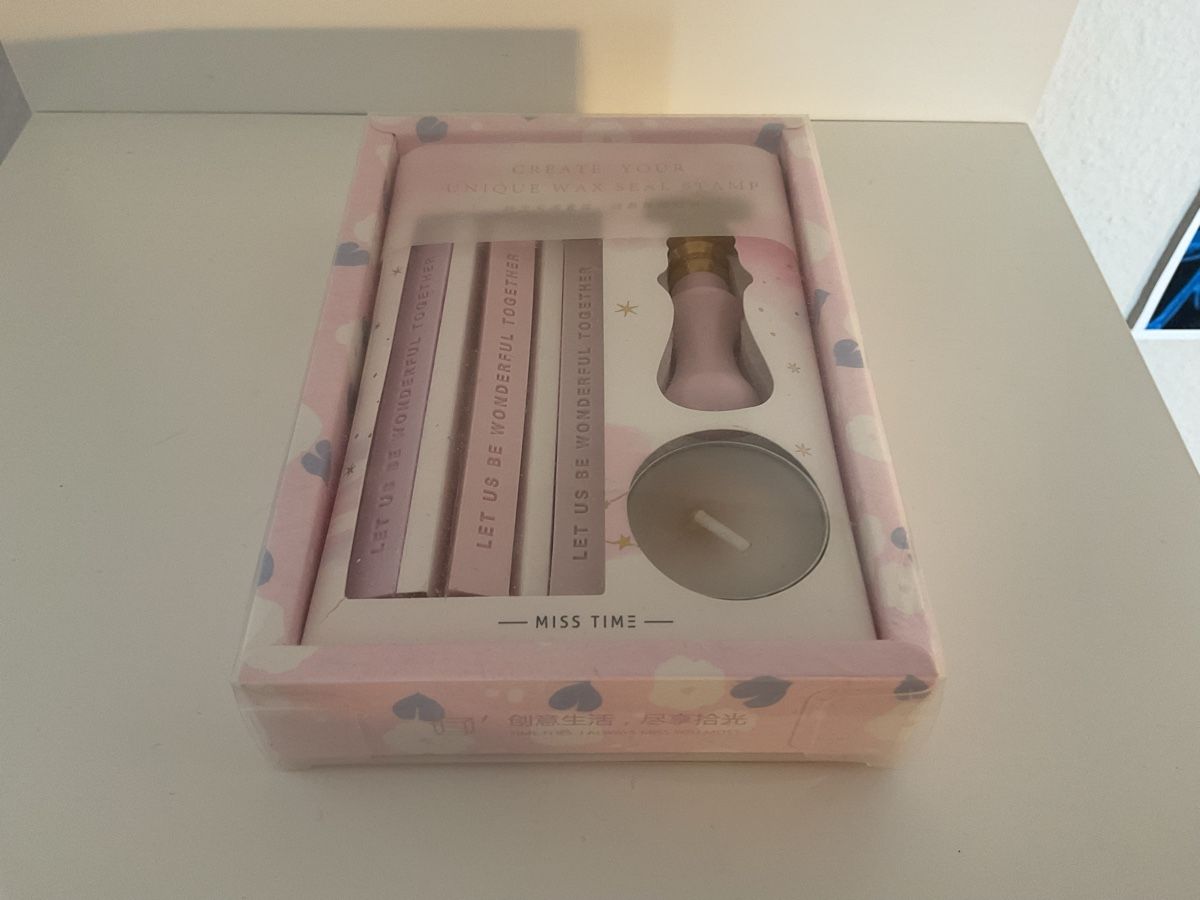 Timbri: Kit de cire à cacheter rose pastel♯☆ – Nuovo e nell'imballaggio originale da Neuchâtel venduto da ms-studio