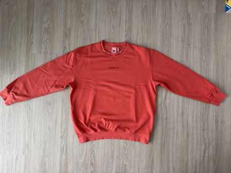 Roter Adidas Pullover Grösse L