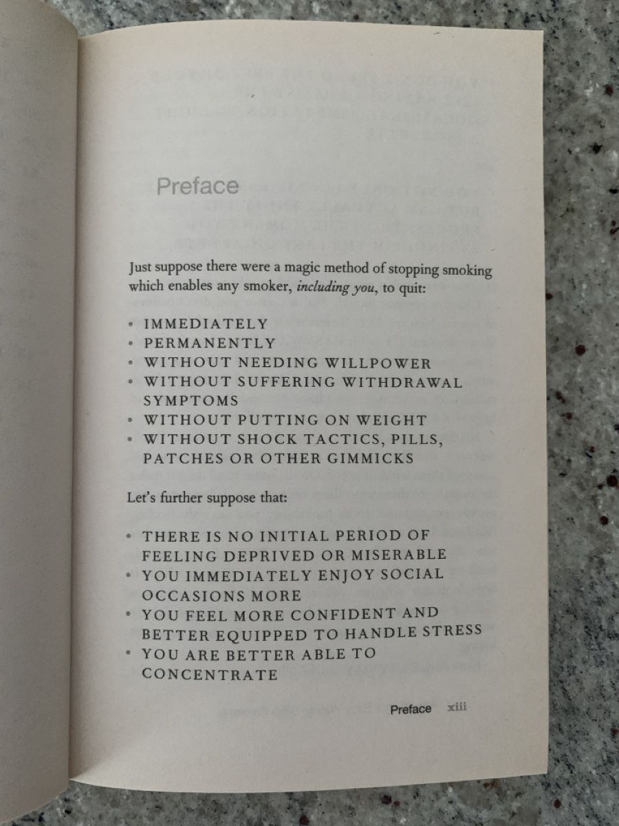 Libri: Allen Carr's Easy Way to Stop Smoking, Book – Nuovo (secondo la descrizione) da Genève venduto da sunsustains 6
