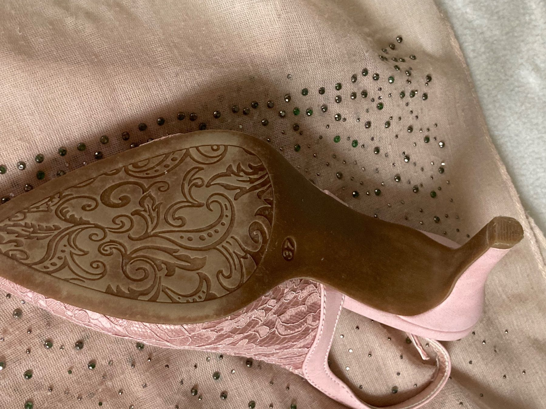 Graceland Damenschuhe: Schöner Offener Stoffpumps mit Glitzer – Neu (gemäss Beschreibung) aus Dietikon von ebegab 3