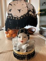 Tischlampe „Puppenkopf“, Vintage, Rarität!
