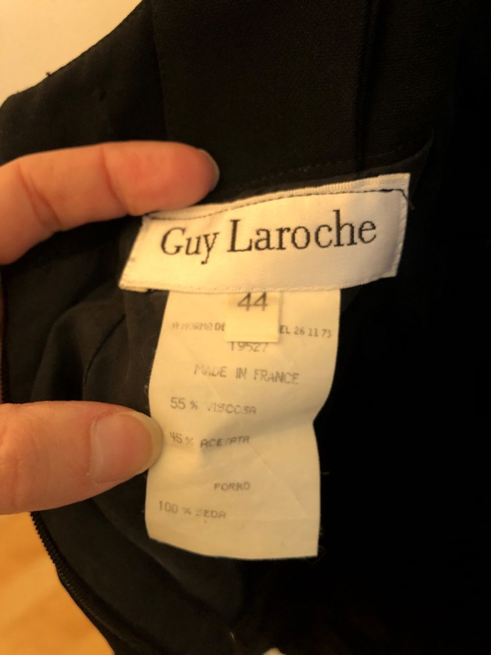 Kleider: Robe vintage Guy Laroche noire – Gebraucht aus Lausanne von emm_sc77 2