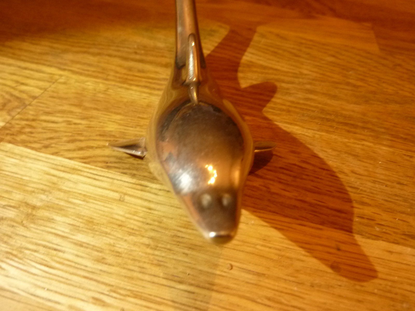 Apribottiglie & Tappi per chiusura: Flaschenöffner Delphin ca 1960 vintage silbern – Usato da Hochfelden venduto da swissice 1