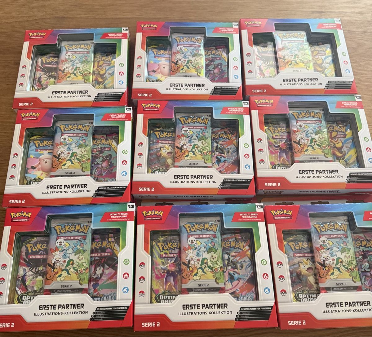Pokémon Carte collezionabili: 9x Pokémon Erste Partner Serie 2 – Nuovo e nell'imballaggio originale da Kaltbrunn venduto da dav_vqr9