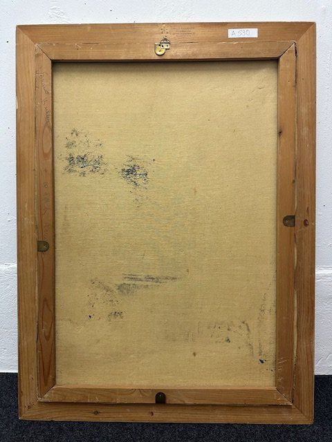 Dipinti: Gemälde Seeufer mit Bäumen – Usato da Basel venduto da artthings4you 6