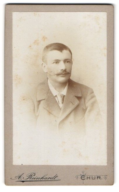 Fotografie &  Plakate: Fotografie A. Reinhardt, Chur, Mann mit  – Gebraucht aus Berlin von bartko-reher