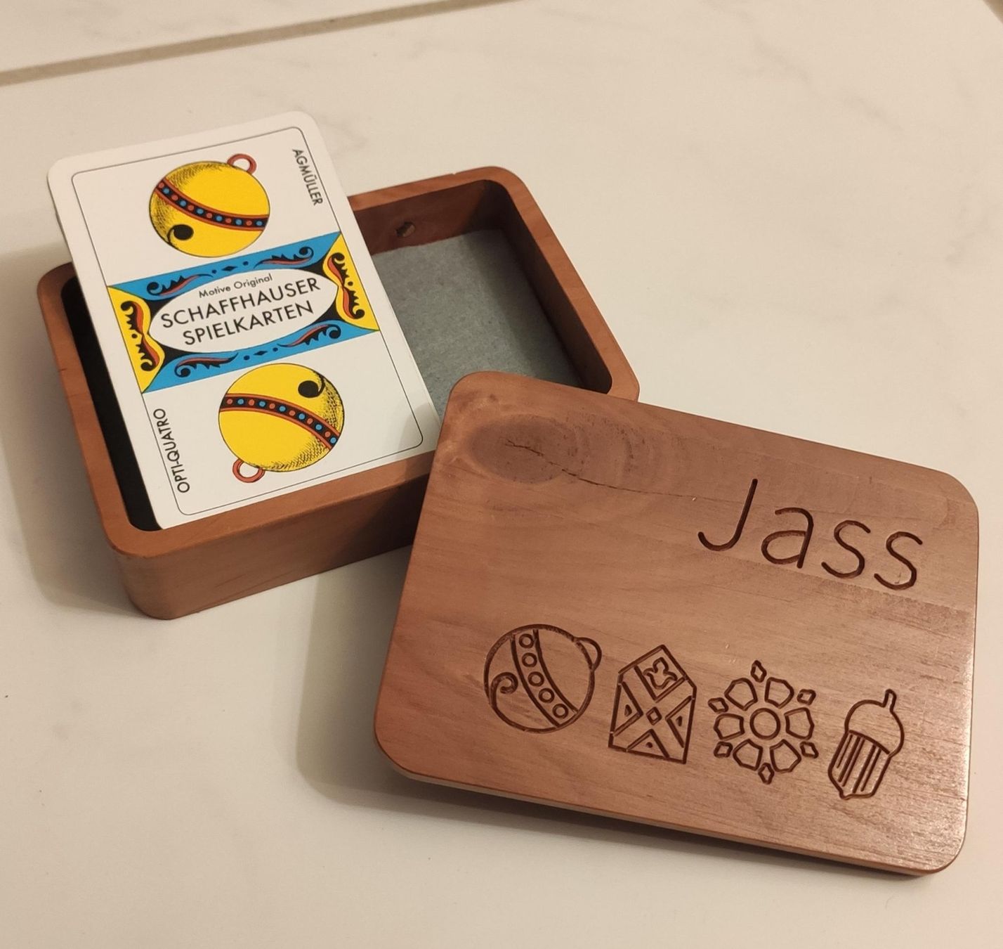 Giochi: Jass- oder Würfelböxli – Nuovo (secondo la descrizione) da Fehraltorf venduto da cj49 1