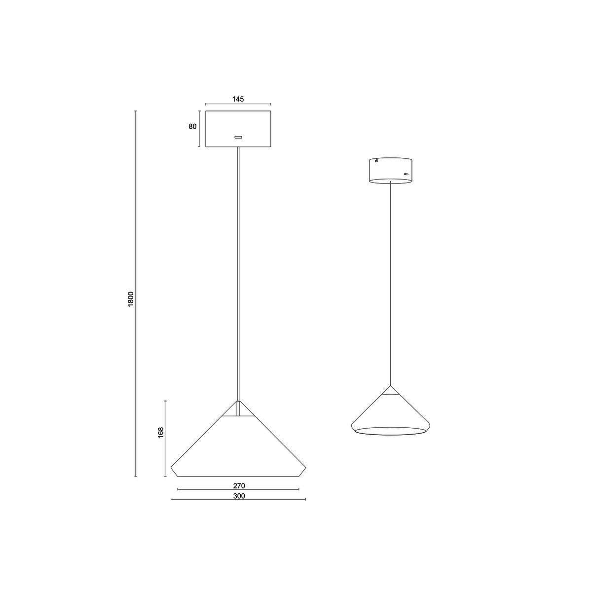 Lampadari & plafoniere: LED Pendelleuchte, Schwarz, CCT, 30 cm Ø – Nuovo (secondo la descrizione) da Kreuzlingen venduto da Smart-Light 9