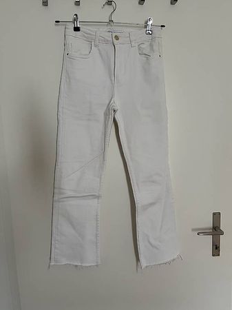 Weisse Jeans von Zara, Gr. 36