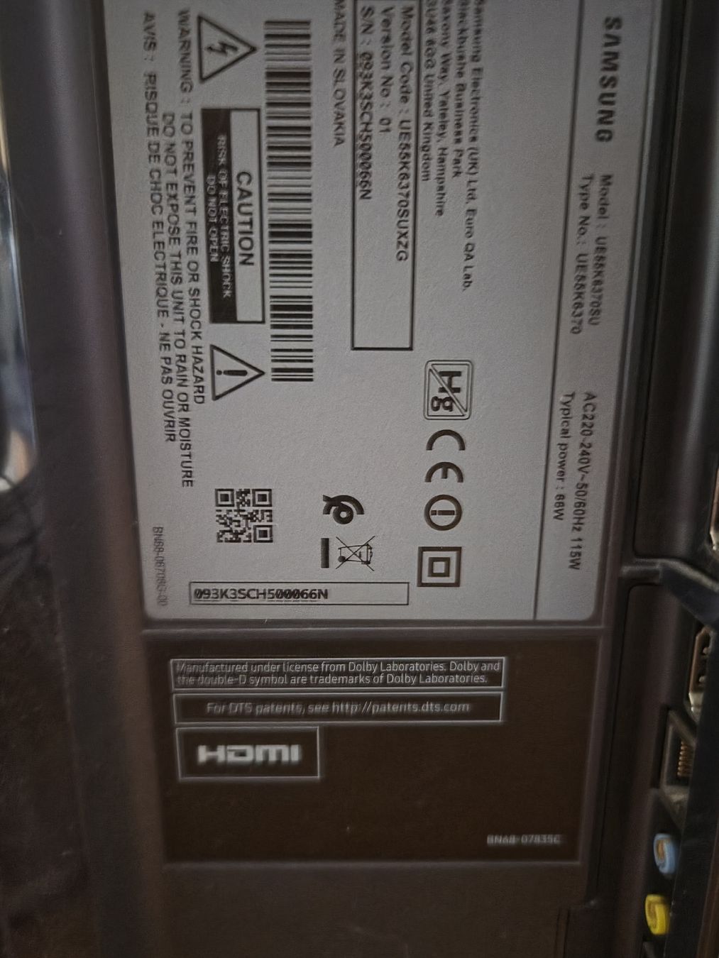 Appareils TV: Samsung Curved Tv 139 cm – D'occasion à Attiswil par Velvet81 2