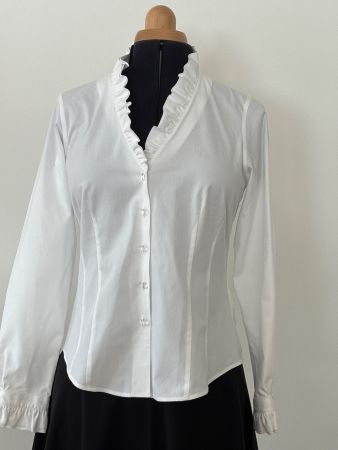 Festliche Bluse von Brooks Brothers Gr. 38 / US Gr. 8