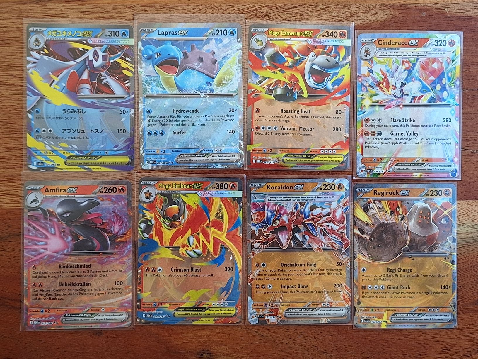 Pokémon Carte collezionabili: 8 EX Pokemon Karten – Usato da Hunzenschwil venduto da oli23