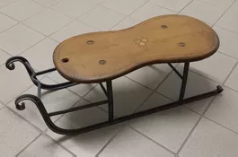 ANTIKER *HOLZSCHLITTEN* 28 X 74/S'FLÄCHE 27X58/H 22CM/STABIL